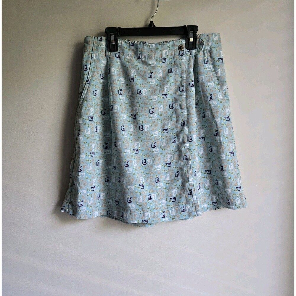 Line-Up For Sport VTG Women's Size L Golf Print Skort